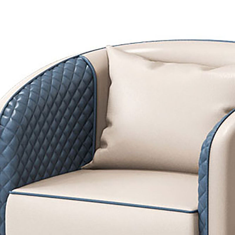 Glam Metal Dining Room Chairs Leather Dining Armless Chair for Restaurant Use