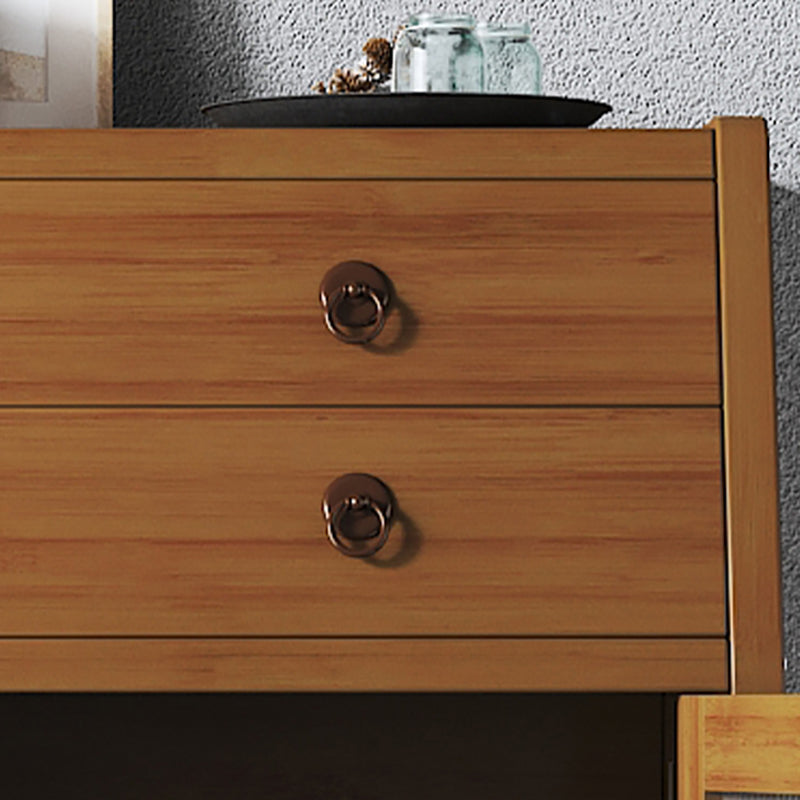 Modern Style Dining Table Bamboo 38-inch Height Buffet Table for Kitchen