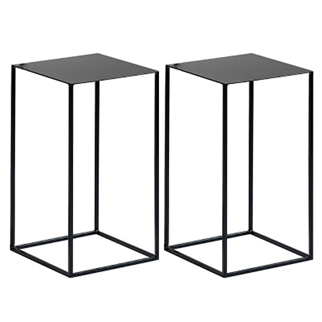 Square Metal Table Frame Base Design Medieval Modern Style Side Table