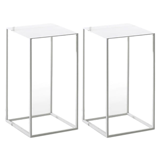 Square Metal Table Frame Base Design Medieval Modern Style Side Table