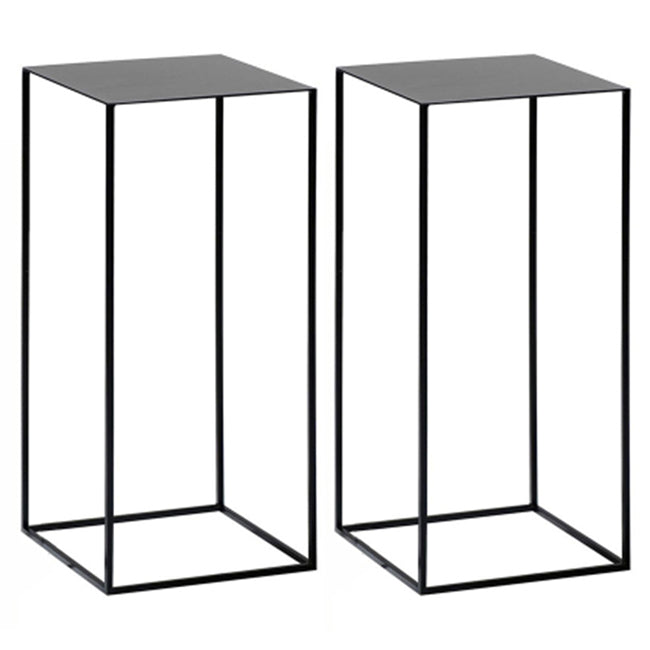 Square Metal Table Frame Base Design Medieval Modern Style Side Table