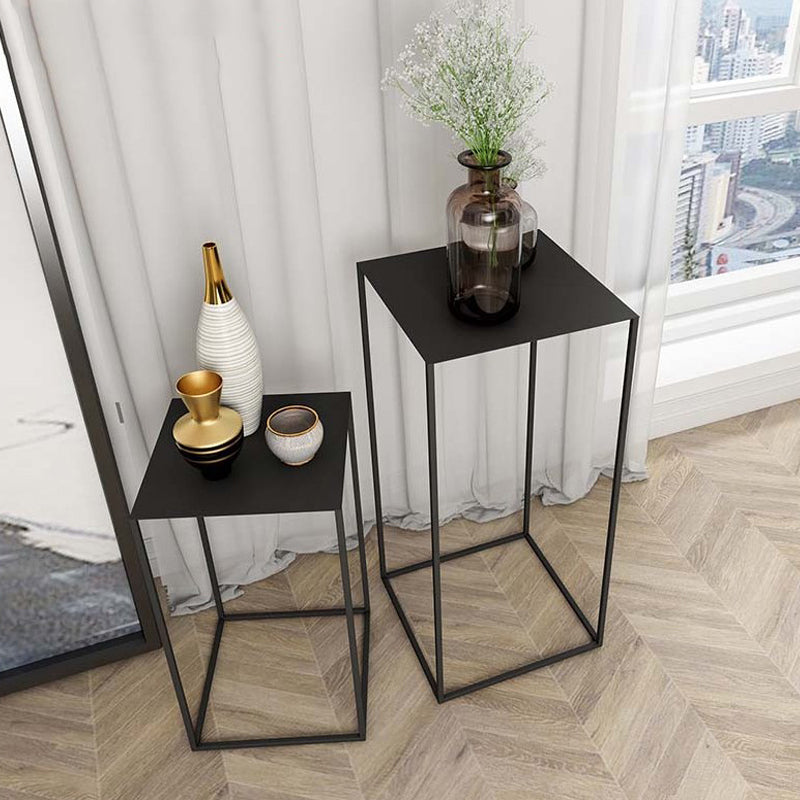Square Metal Table Frame Base Design Medieval Modern Style Side Table