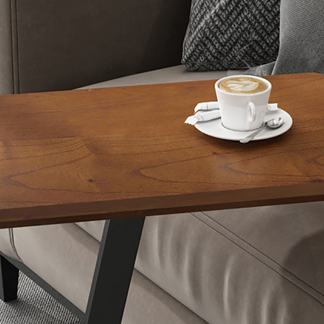 21.65" Tall Scandinavian Sofa Side Accent Table Round Side End Table