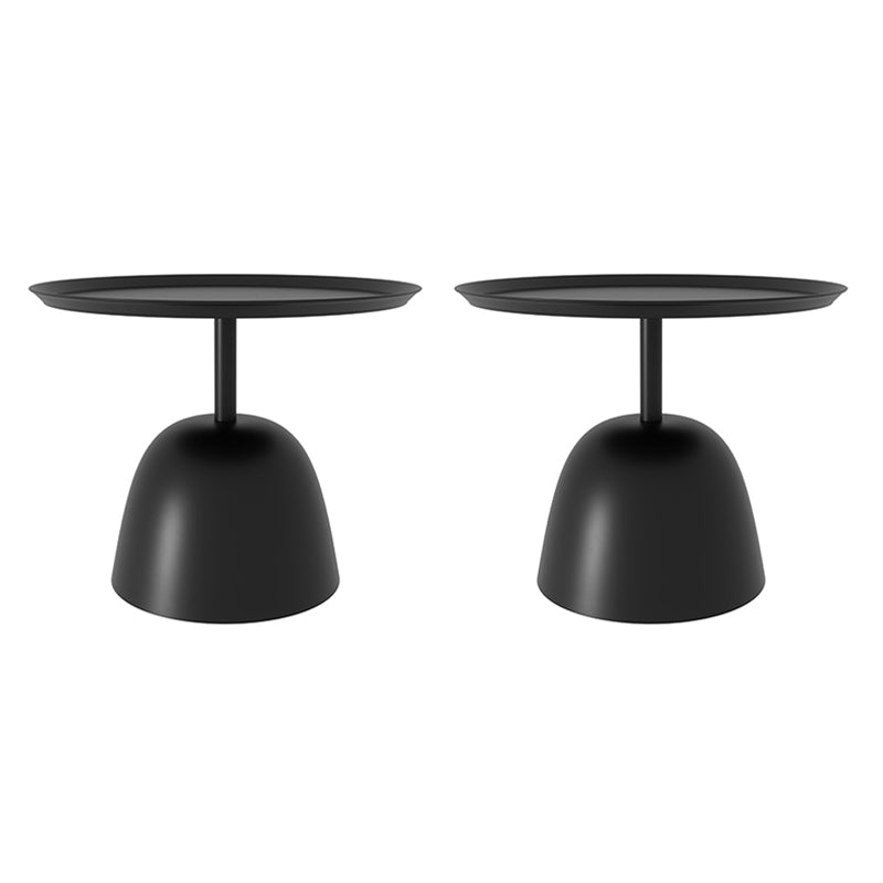Medieval Modern Style Pedestal Base Design Circular Metal Table Side Table