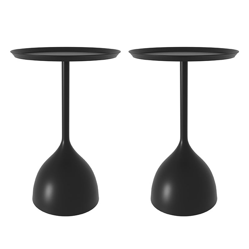 Medieval Modern Style Pedestal Base Design Circular Metal Table Side Table