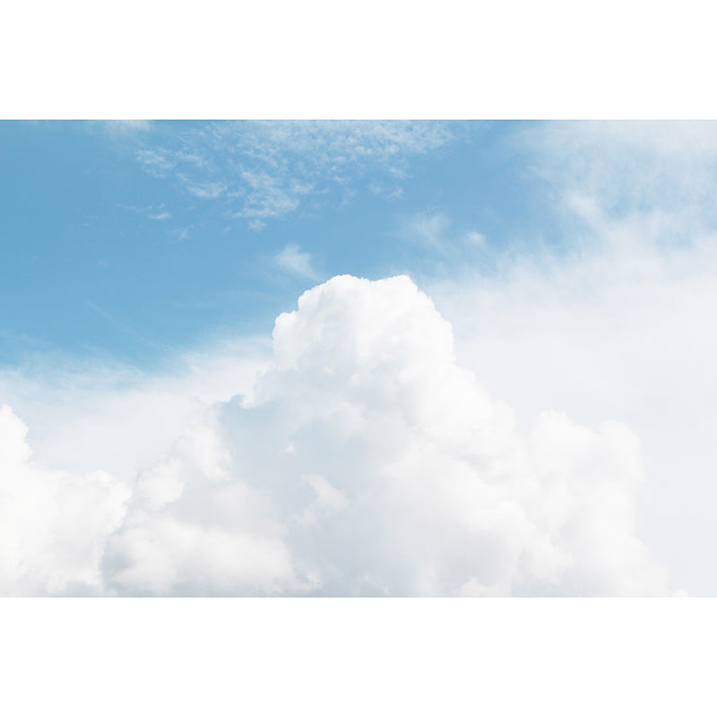 Modern Stain Resistant Wall Mural Sky Photography Living Room Wall Mural