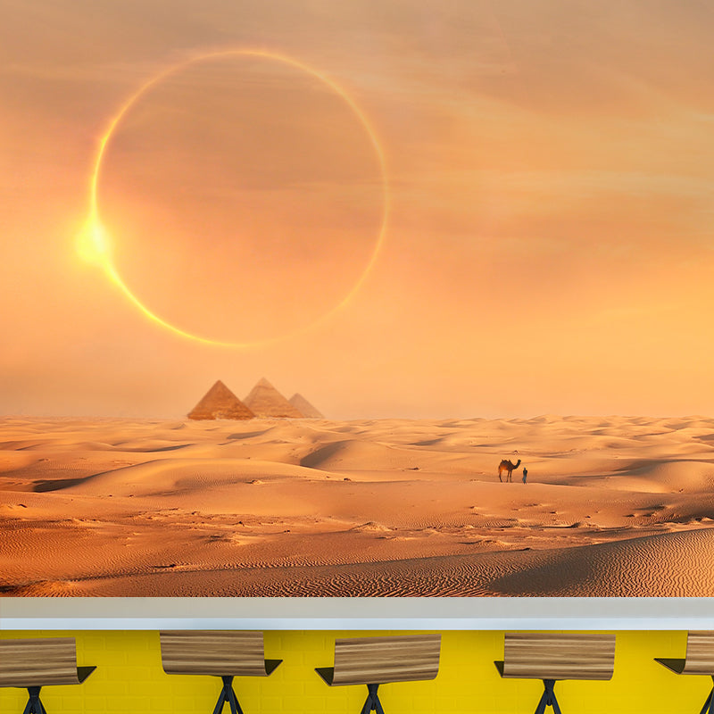 Photography Sand Wall Mural Modern Desert Moisture Resistant Wall Mural