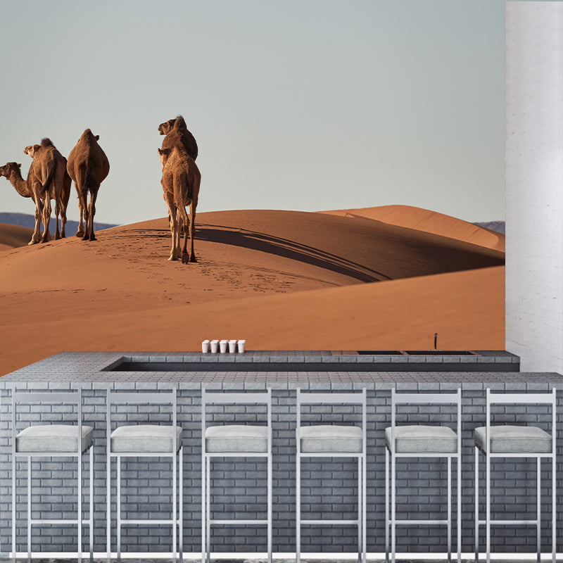 Decorative Desert Wall Mural Stain Resistant Living Room Photography Murals