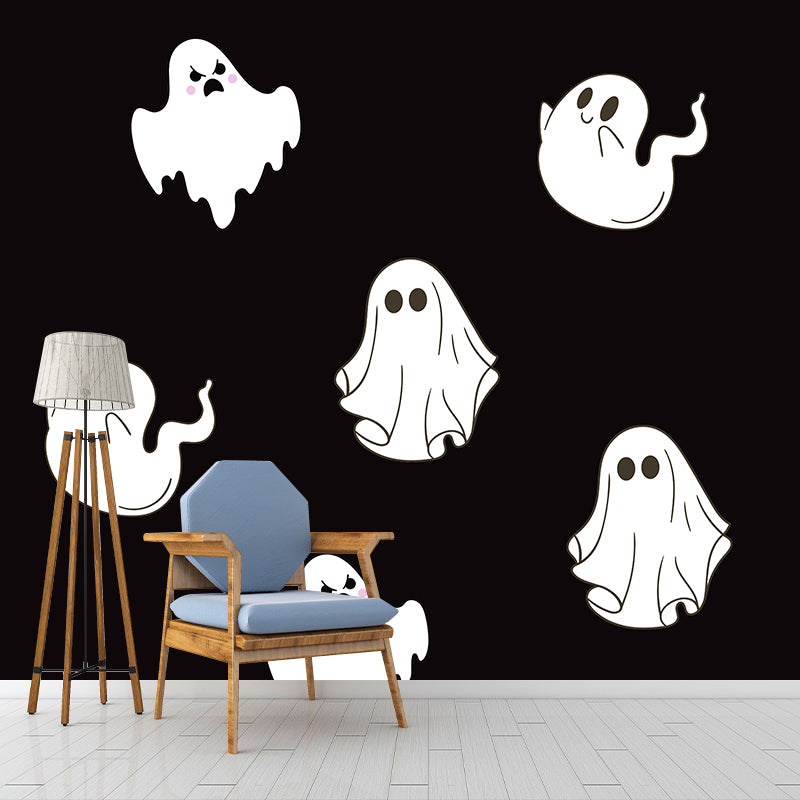 Environment Friendly Cartoon Illustration Wallpaper Mildew Resistant Indoor Wall Mural