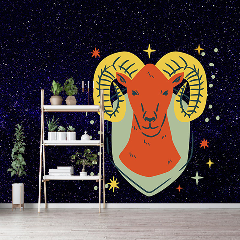 Illustration Wall Mural Wallpaper Constellation Sitting Room Wall Mural