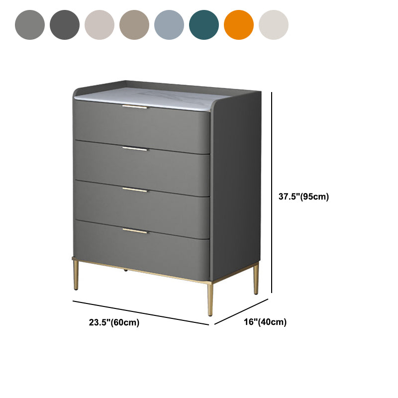 15.74" Wide Solid Wood Accent Chest with Drawers and Straight Legs Chest