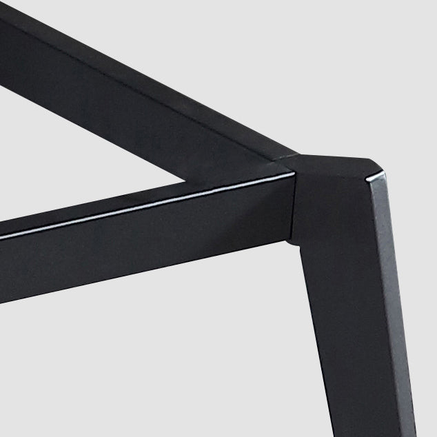 Rectangle Modern Stone Table Standard Height Dining Table with 4 Legs