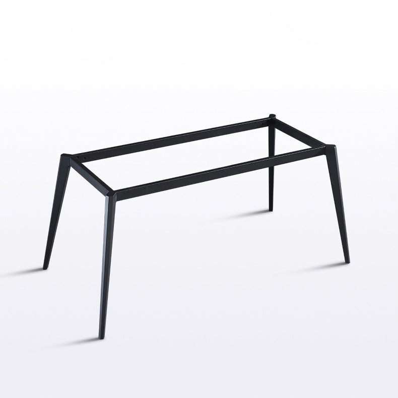 Rectangle Modern Stone Table Standard Height Dining Table with 4 Legs