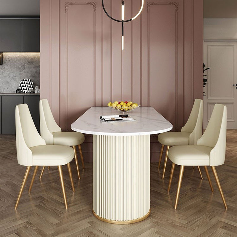 Free Form Home Dining Table Modern Dining Room Table of Sintered Stone