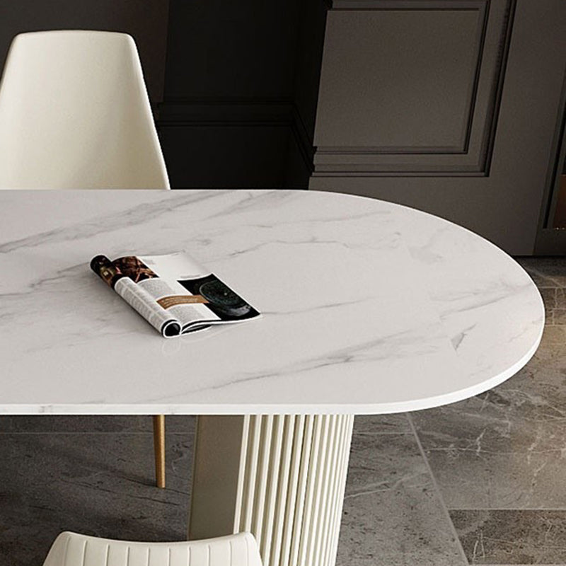 Free Form Home Dining Table Modern Dining Room Table of Sintered Stone