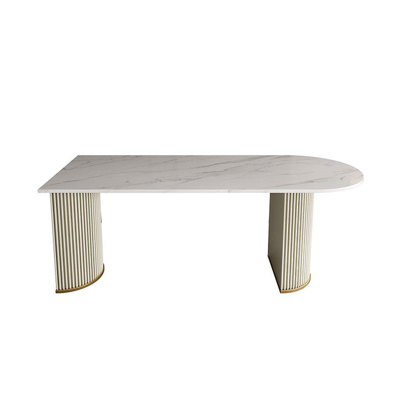 Free Form Home Dining Table Modern Dining Room Table of Sintered Stone