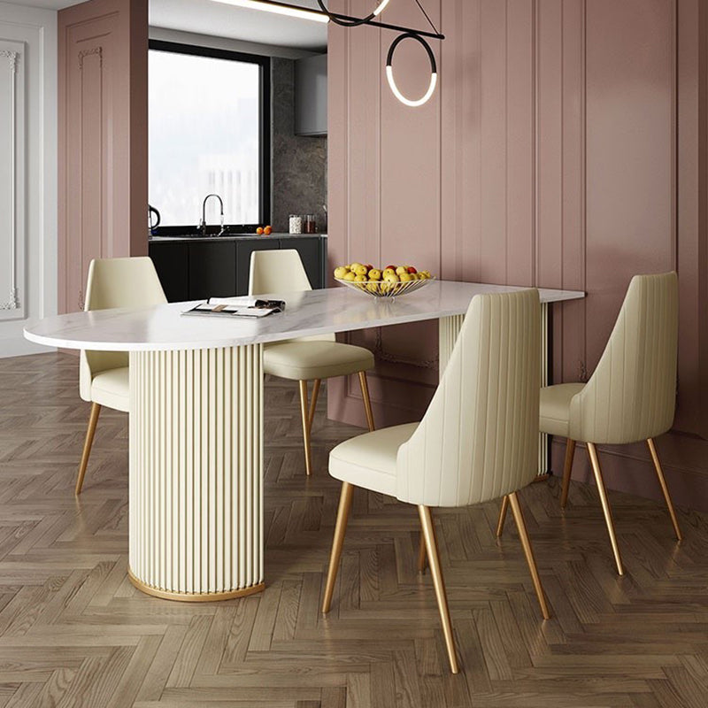 Free Form Home Dining Table Modern Dining Room Table of Sintered Stone