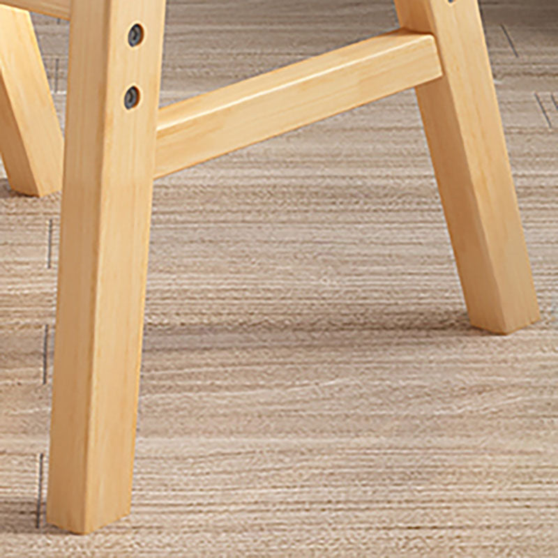 Contemporary Kitchen Chairs Dining Arm Side Chair with Wooden Legs