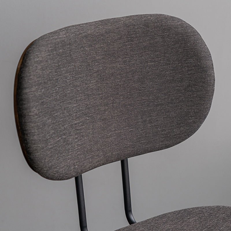 Industrial Open Back Dining Side Chair Fabric Dining Chairs for Home