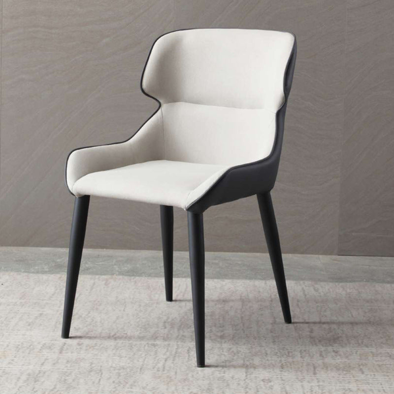 Metal Industrial Dining Kitchen Room Chair Wingback Arm Chair