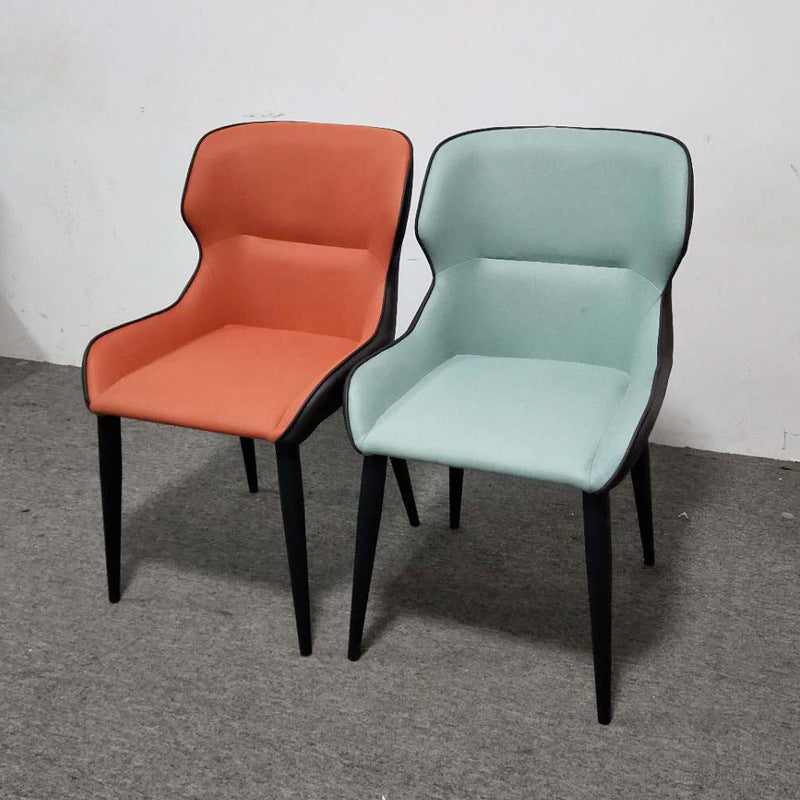 Metal Industrial Dining Kitchen Room Chair Wingback Arm Chair