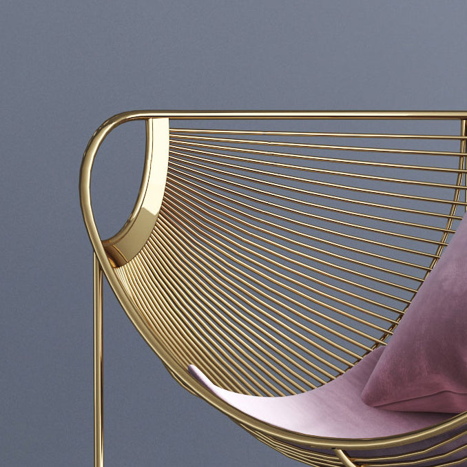 Nordic Style Metal Dining Room Chair Velvet Dining Chair for Restaurant Use