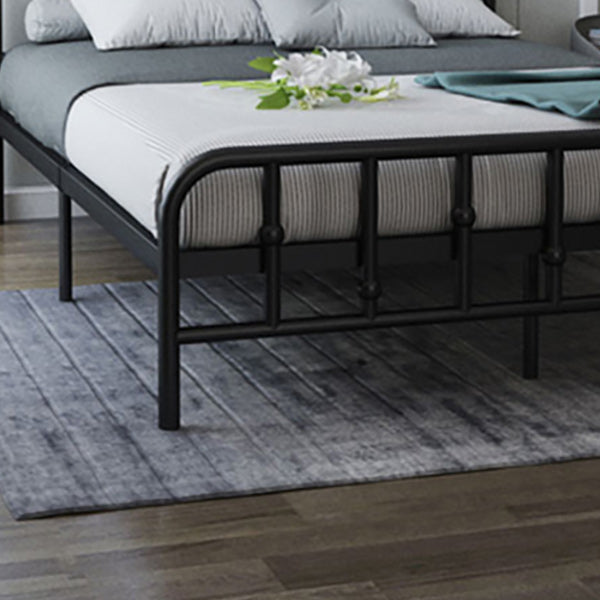 Luxurious Low Profile Bed Frame Metal Standard Bed with Headboard