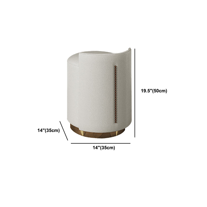 31.9" H Two Drawers Vanity Mirrored Table Dressing Table in Beige