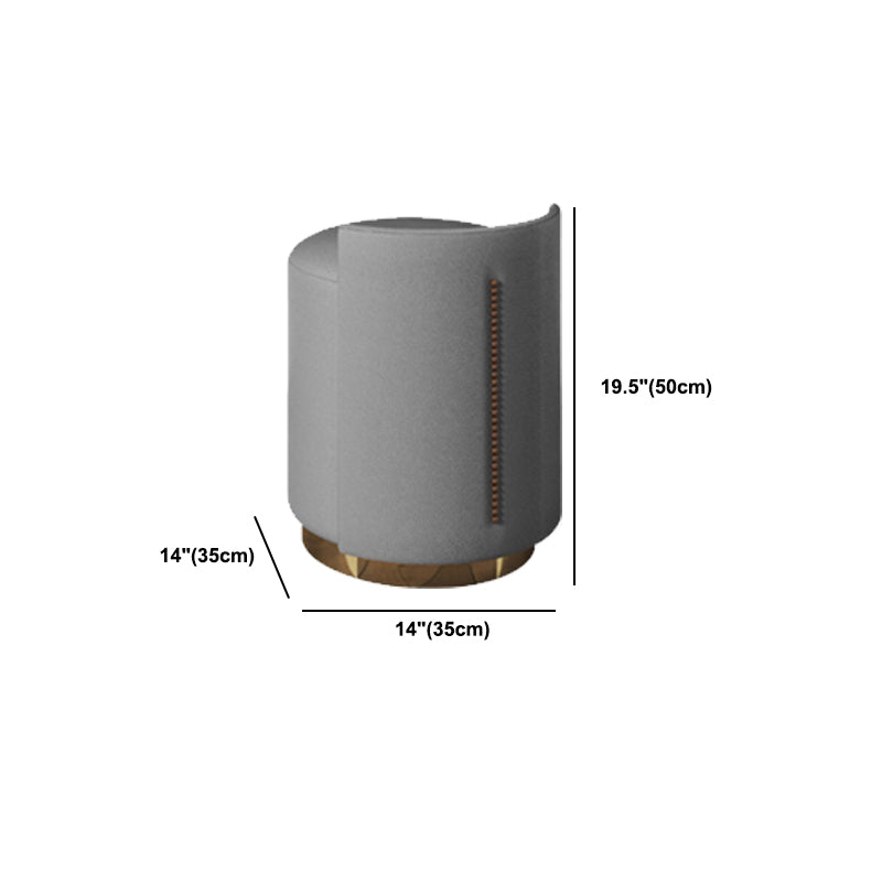 Mirror & 2 Drawers Light Grey Makeup Vanity Dressing Table Stool Set