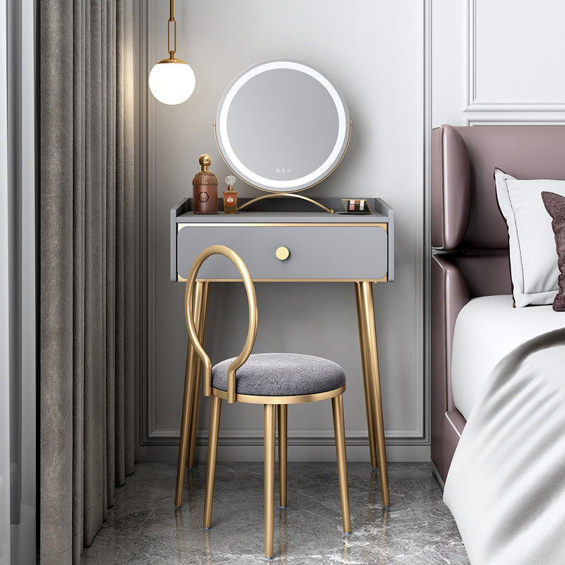 Engineered Wood Vanity Set with Stool Luxurious Dressing Table