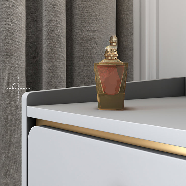 Engineered Wood Vanity Set with Stool Luxurious Dressing Table