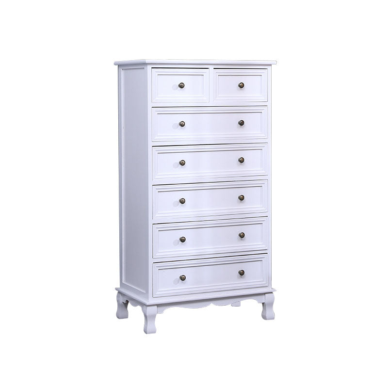 14" W Traditional Wooden Lingerie Chest Vertical Storage Chest with Drawers