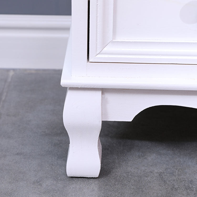 14" W Traditional Wooden Lingerie Chest Vertical Storage Chest with Drawers