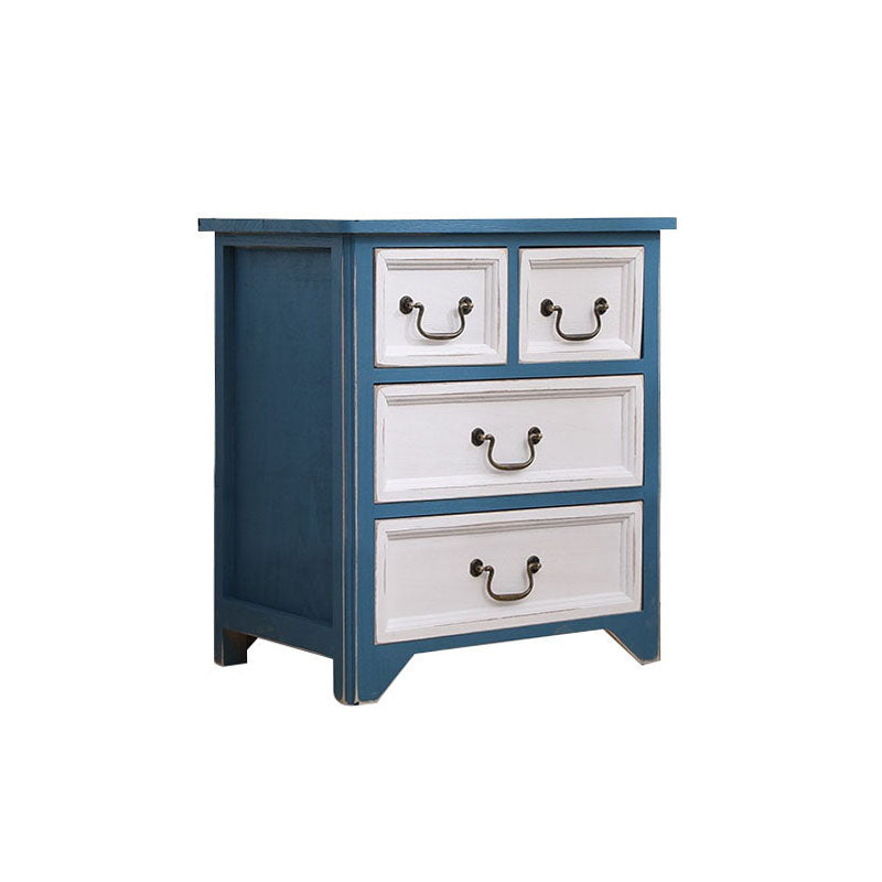 14" W Vintage Solid Wood Lingerie Chest Vertical Storage Chest with Drawers