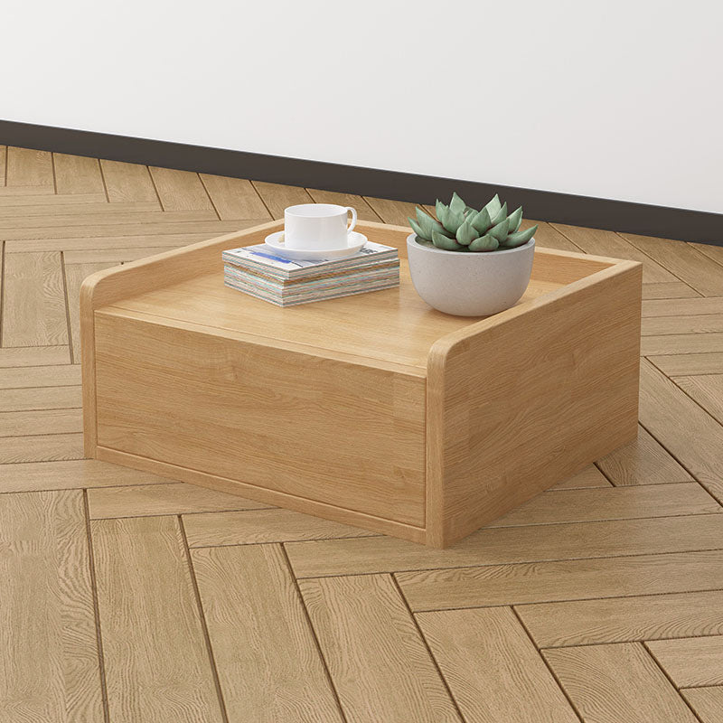 16" W Nightstand Wooden Closed Storage Night Table for Bedroom