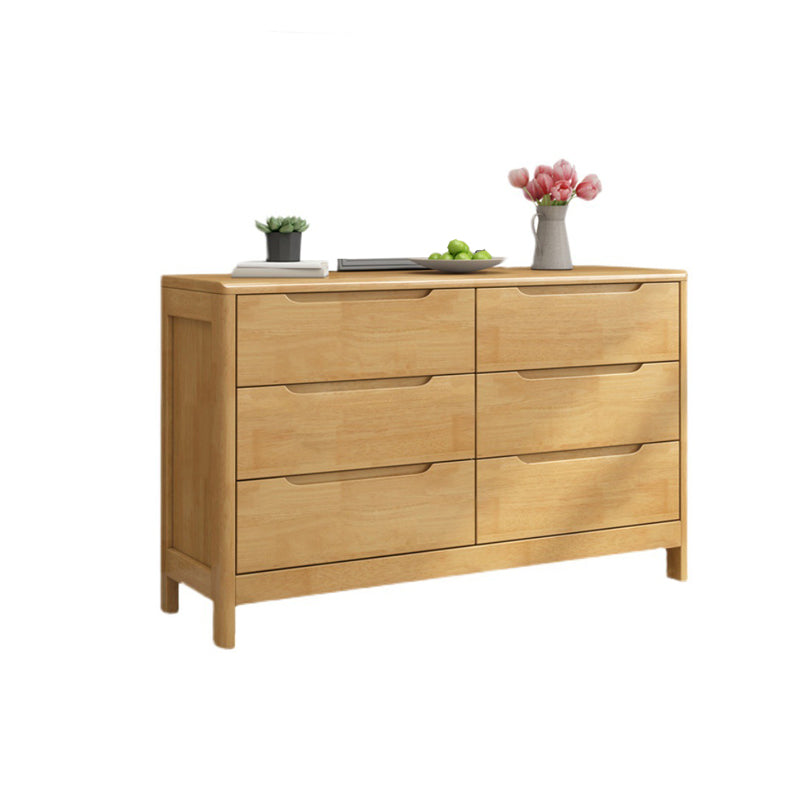Solid Wood Storage Chest Dresser Modern Bedroom Storage Chest with Drawer