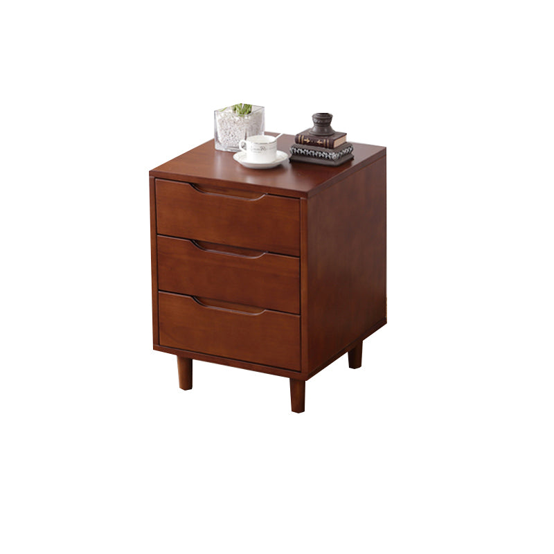 Solid Wood Storage Chest Dresser Modern Bedroom Storage Chest with Drawer
