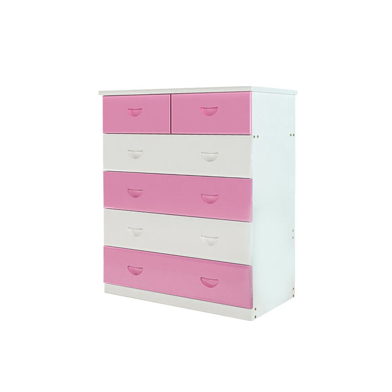 Modern Pine Wood Lingerie Chest 18" W Vertical Storage Chest with Drawers