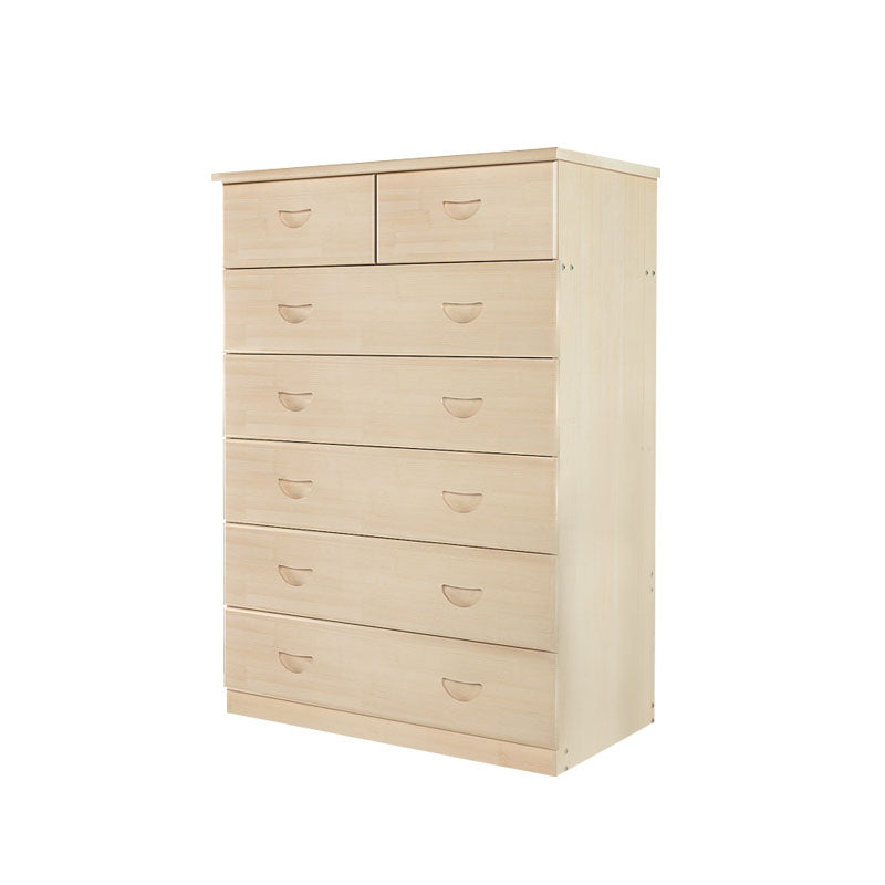 Modern Pine Wood Lingerie Chest 18" W Vertical Storage Chest with Drawers