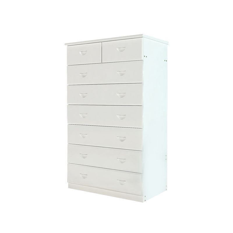 Modern Pine Wood Lingerie Chest 18" W Vertical Storage Chest with Drawers