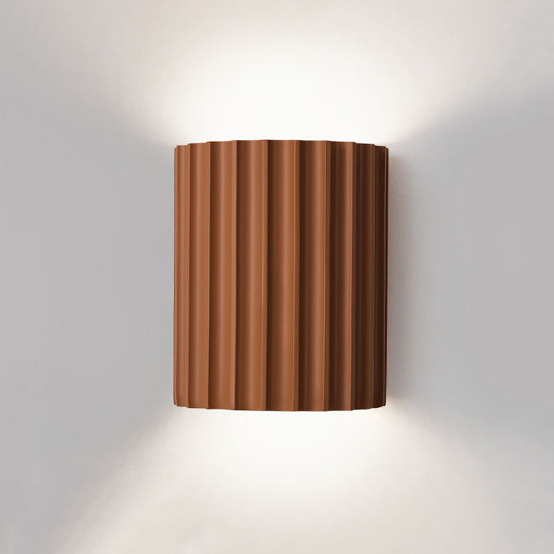 Contemporary Polish Finish Lighting Flush Mount Wall Light for Living Room