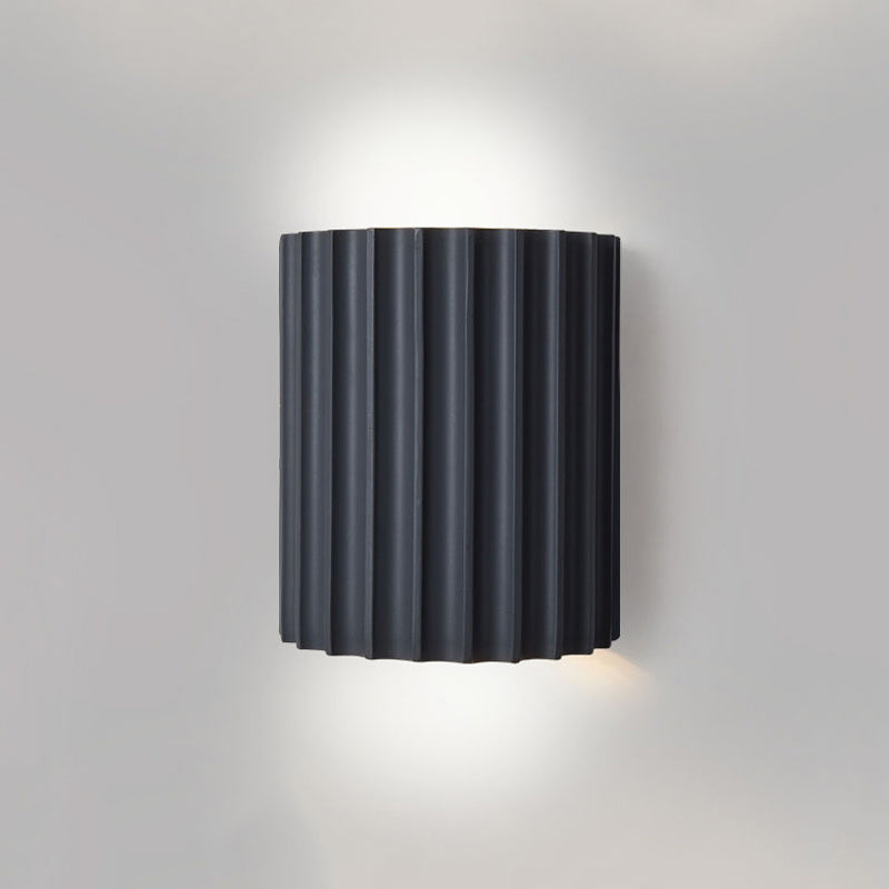 Contemporary Polish Finish Lighting Flush Mount Wall Light for Living Room