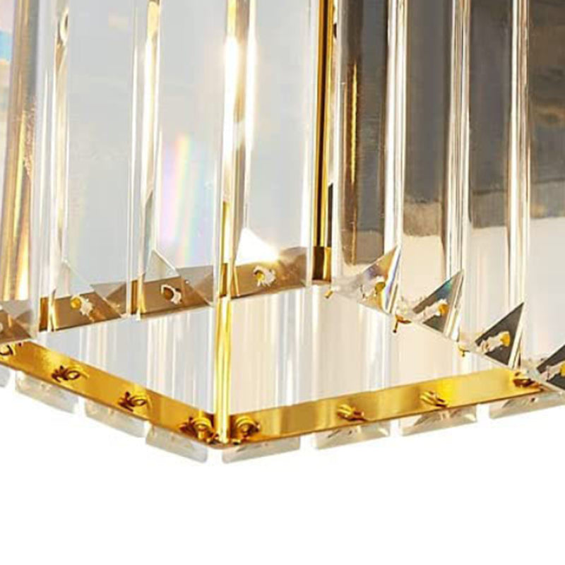 Golden Bath Vanity Lighting  2/3/4-Light Crystal Light for Bathroom