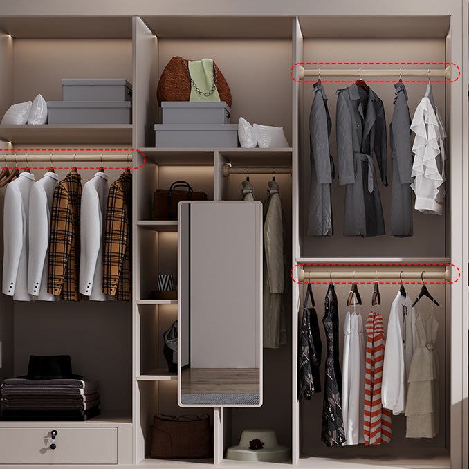 Sliding Wooden Wardrobe Cabinet Contemporary Wardrobe Armoire