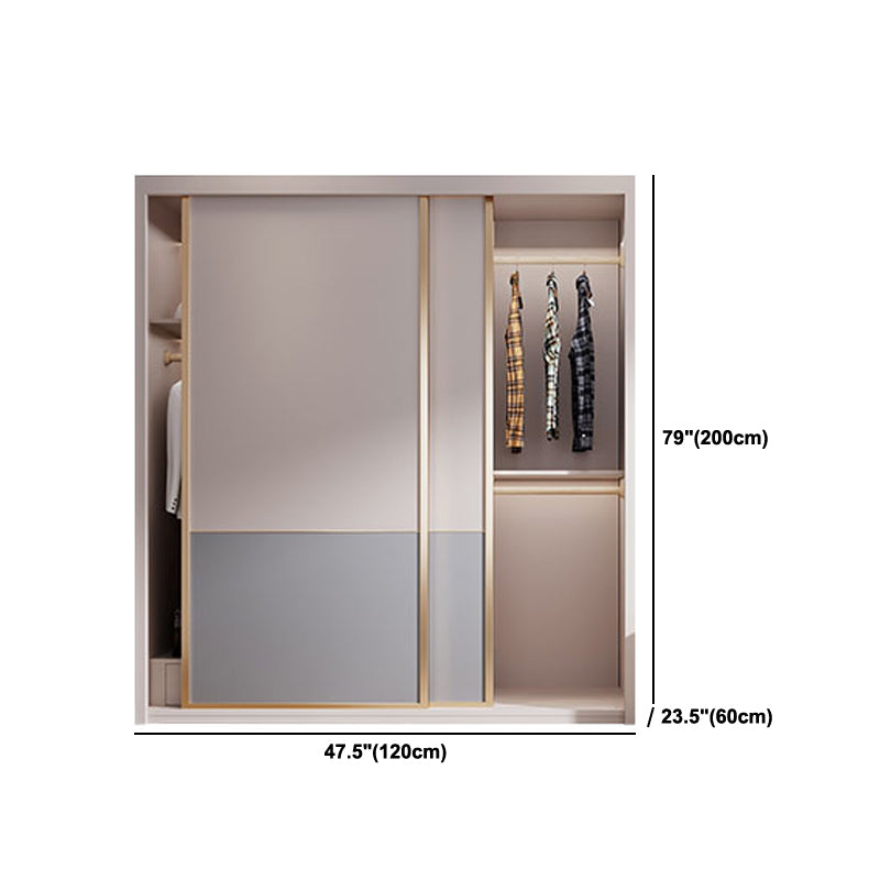 Sliding Wooden Wardrobe Cabinet Contemporary Wardrobe Armoire