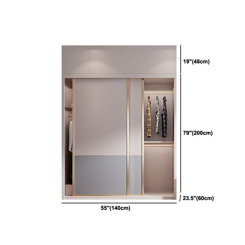 Sliding Wooden Wardrobe Cabinet Contemporary Wardrobe Armoire