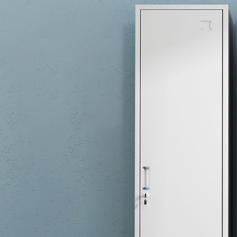 Contemporary Metal Wardrobe Cabinet Hinged Wardrobe Armoire for Home