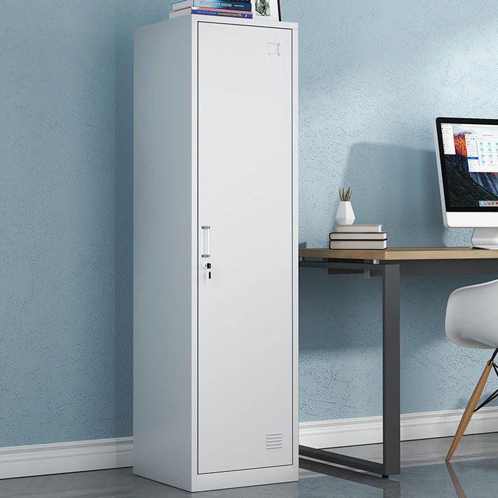 Contemporary Metal Wardrobe Cabinet Hinged Wardrobe Armoire for Home