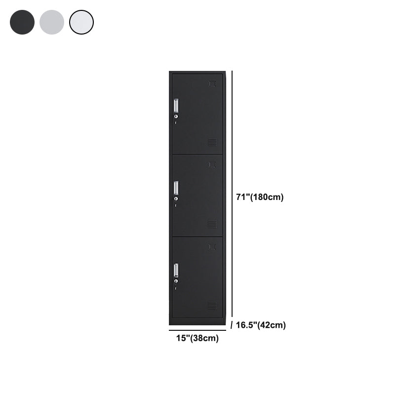Contemporary Metal Wardrobe Cabinet Hinged Wardrobe Armoire for Home