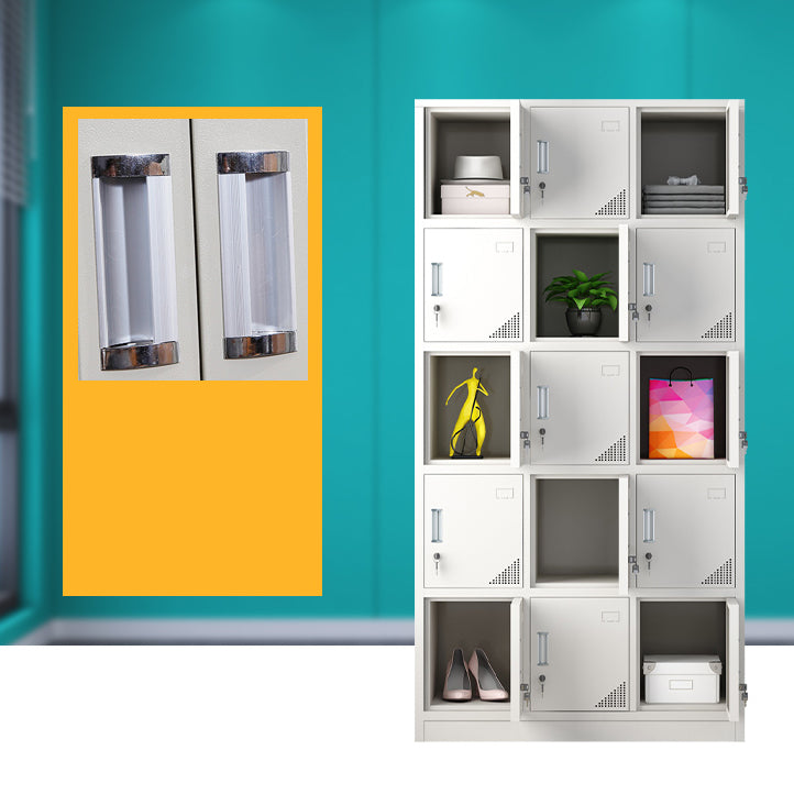 Hinged Contemporary Wardrobe Cabinet Metal Wardrobe Armoire for Home